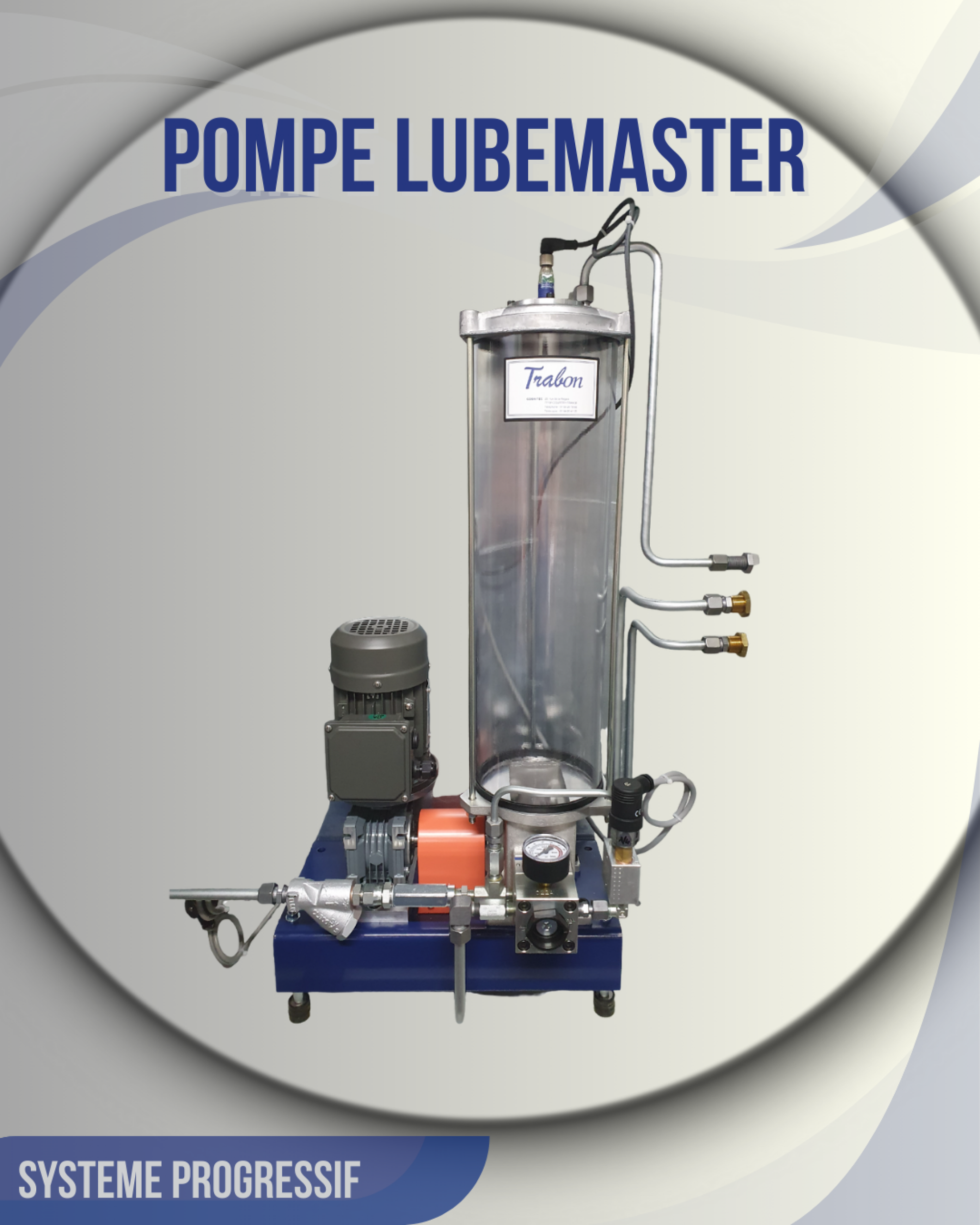 Pompe LUBEMASTER - Système Progressif Graisse et Huile
