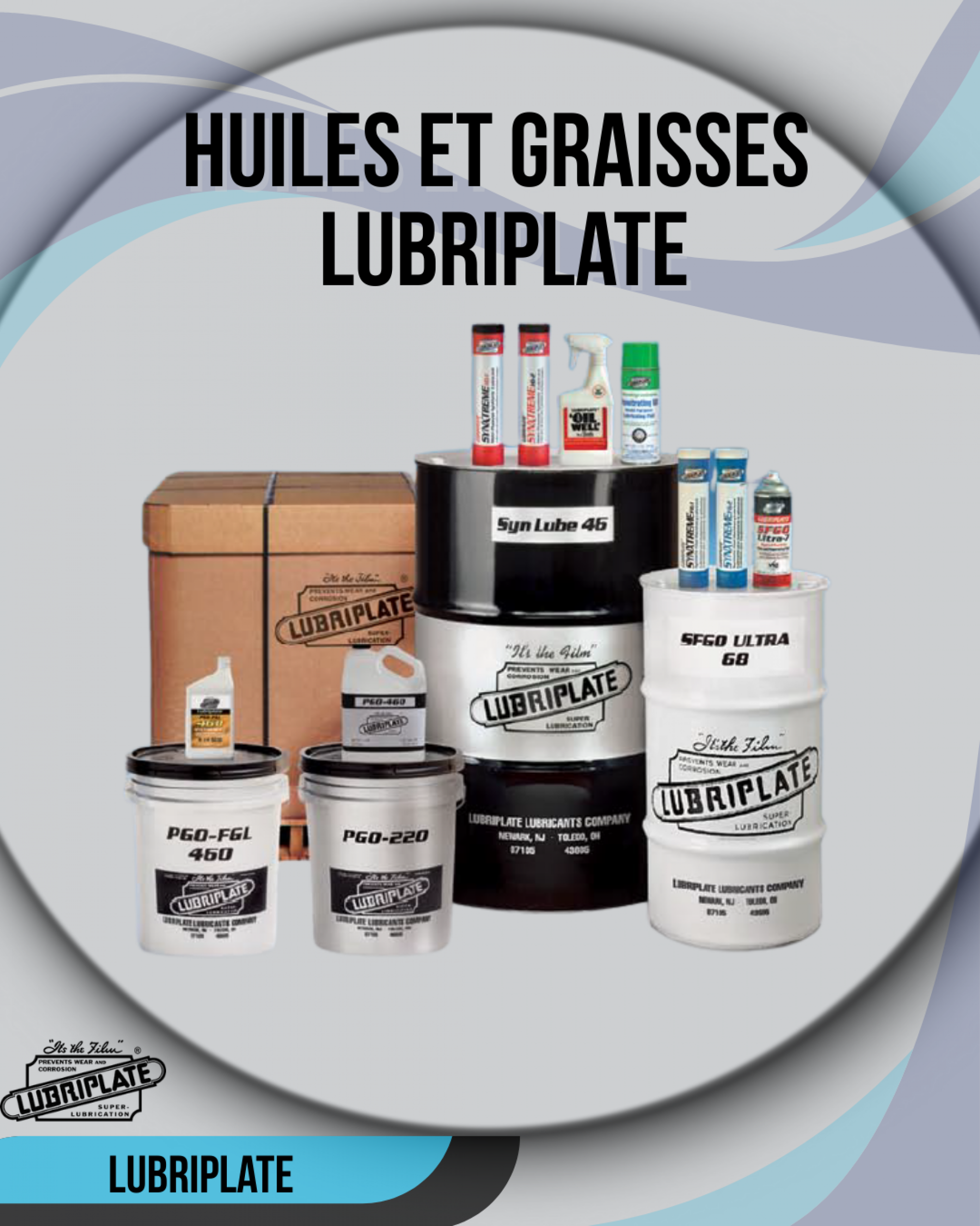 Huiles et Graisses LUBRIPLATE