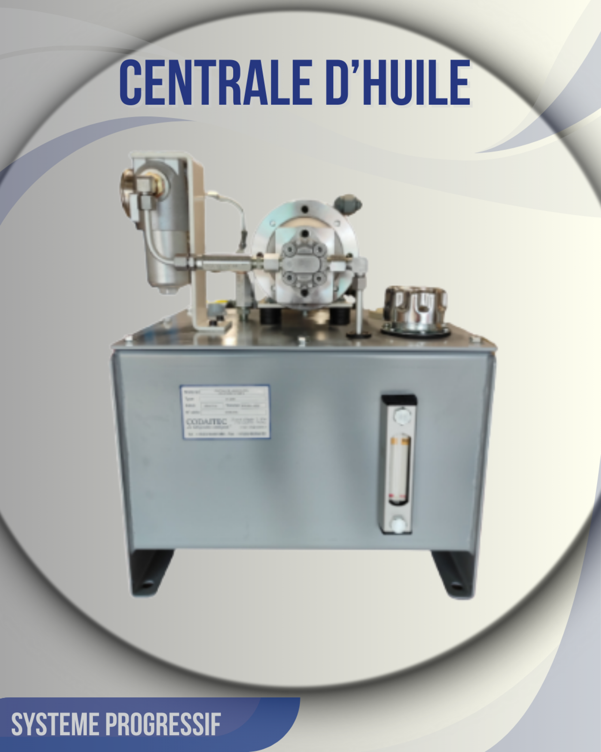 Centrales de lubrification - Système Progressif Huile