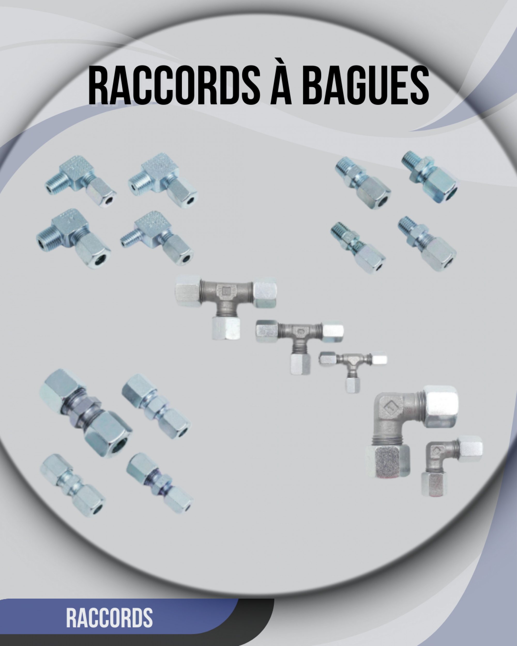 Raccords &agrave; bagues