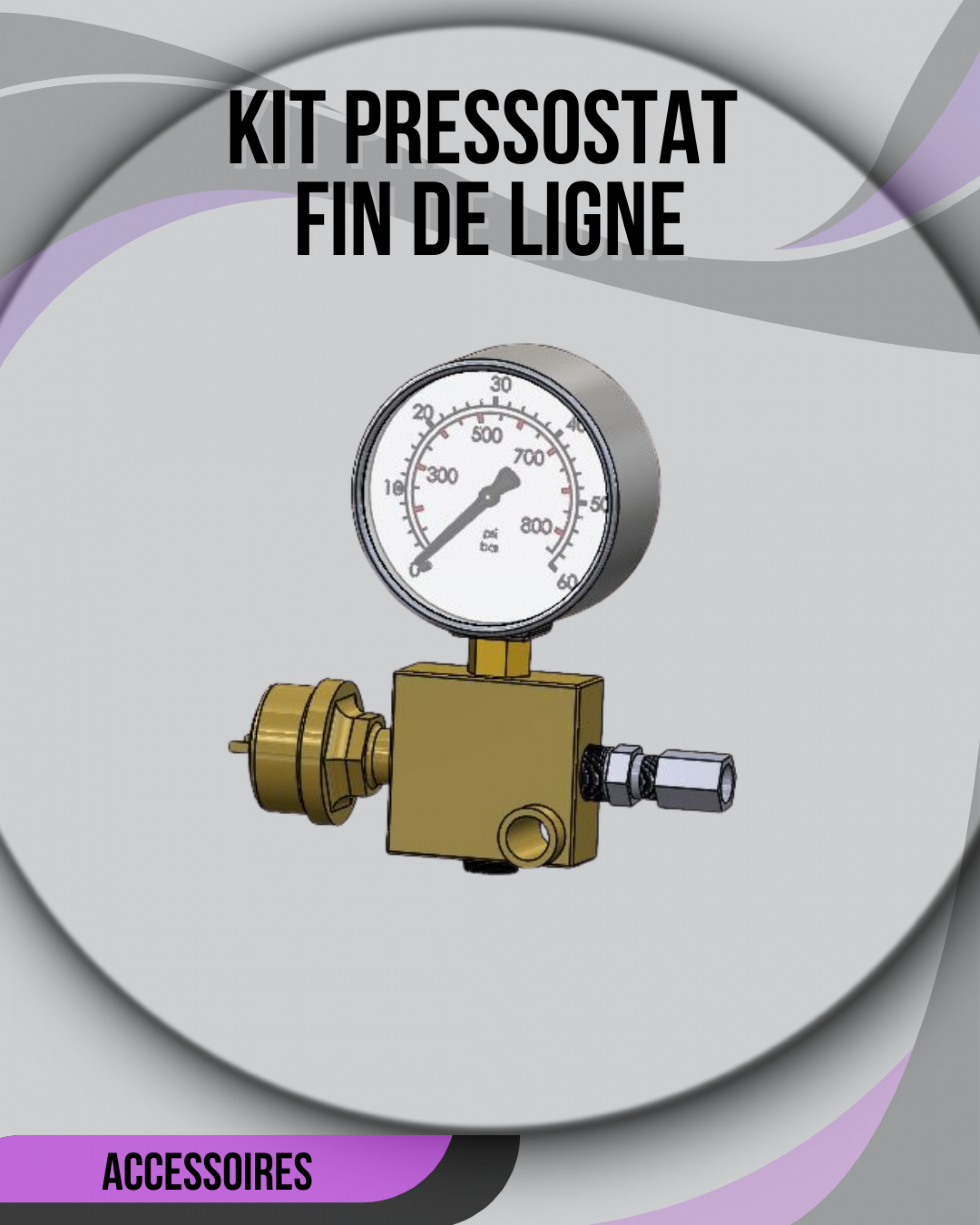 Kit pressostat fin de ligne